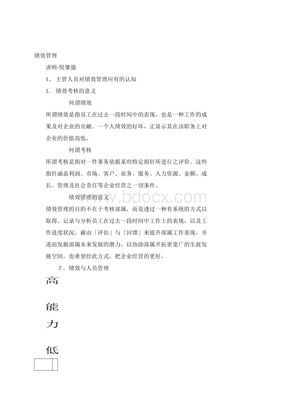 绩效管理与绩效面谈Word文件下载.docx_第2页