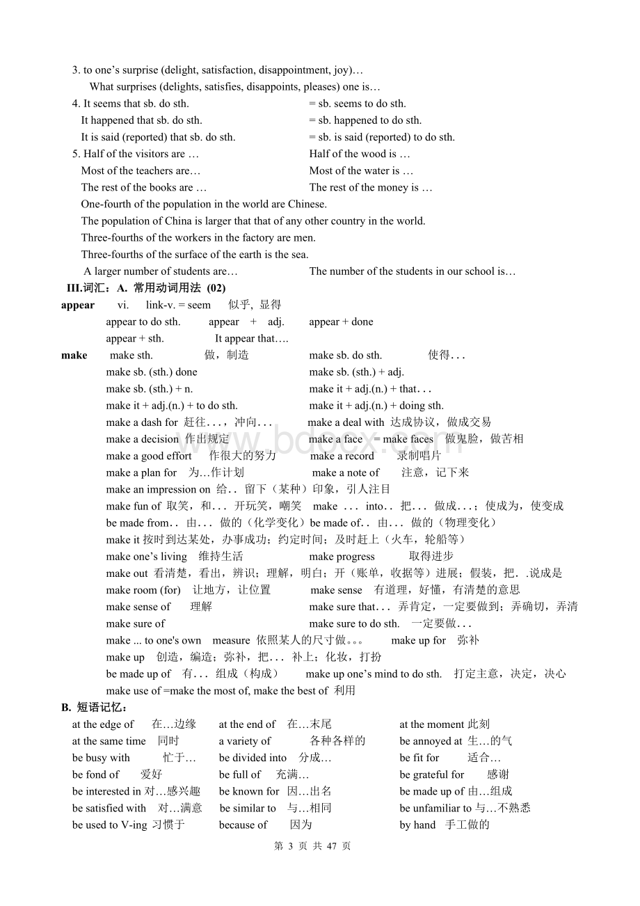 高考英语考前20天知识清理Word文件下载.doc_第3页