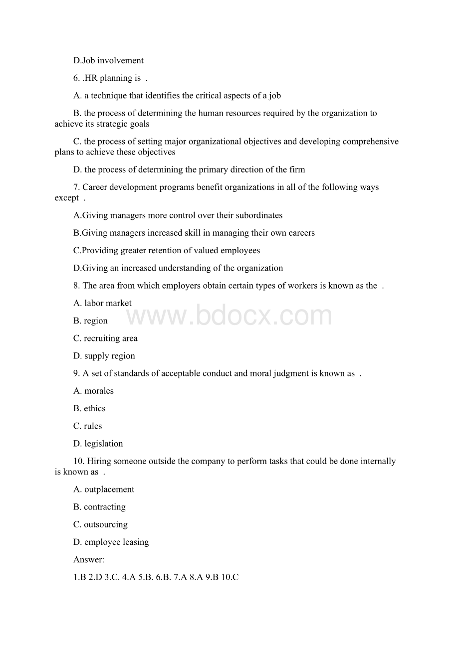 上海市人力资源三级考试英语真题10套含答案Word下载.docx_第2页