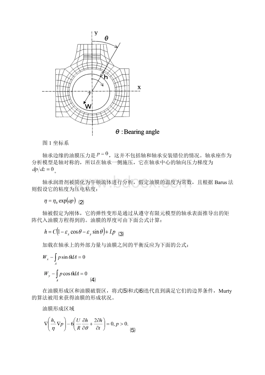 轴承座刚度和轴承尺寸对发动机轴承的流体弹性动力学影响.docx_第2页