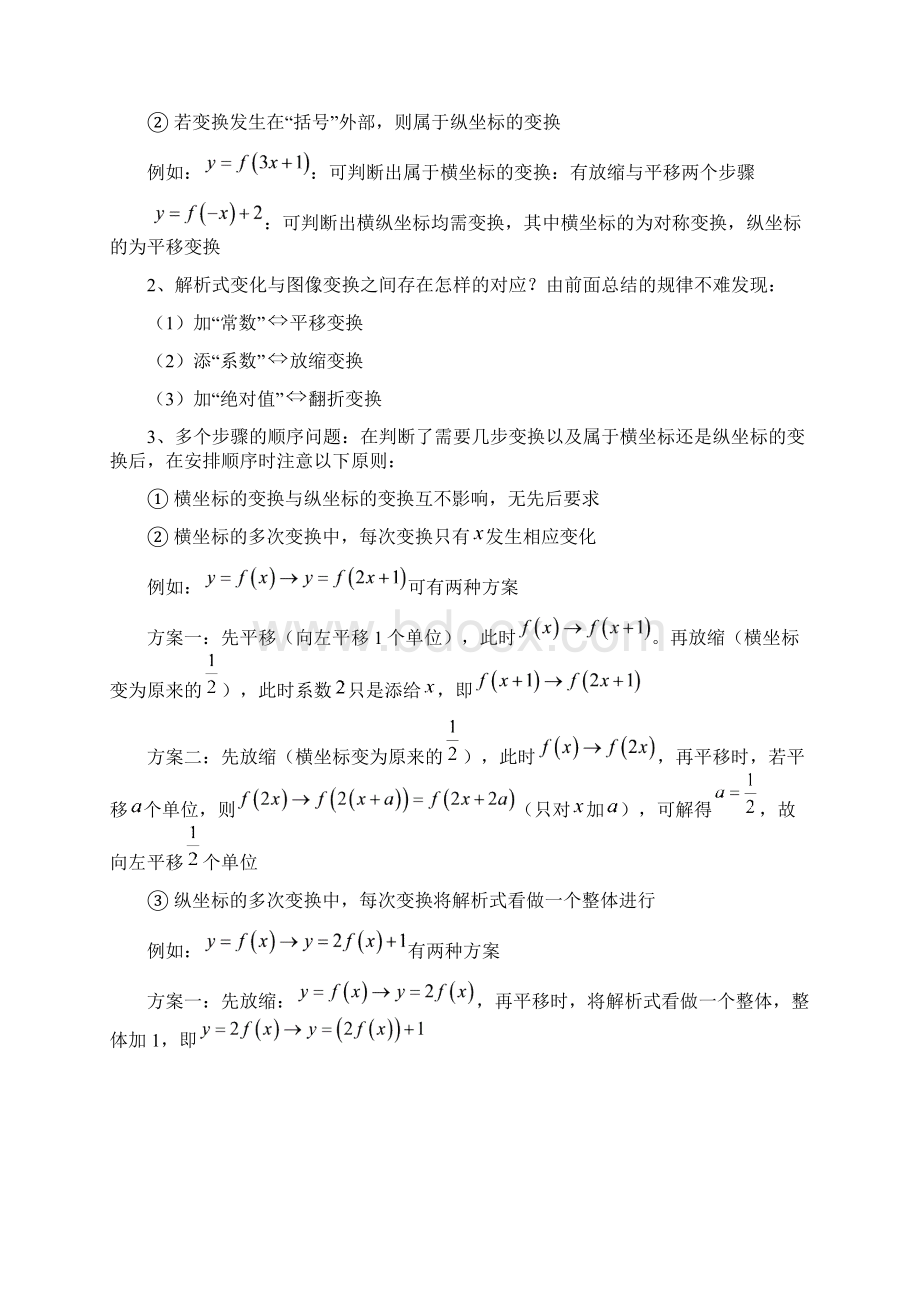 高考数学100个必考知识点详解29 图像变换在三角函数中的应用.docx_第2页