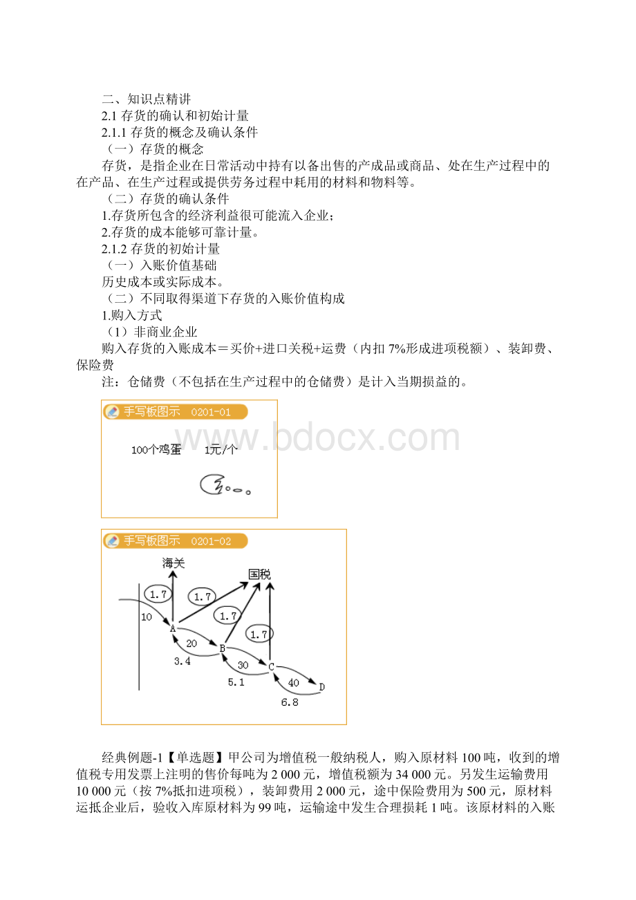 中级会计师会计实务第二章 存 货.docx_第2页