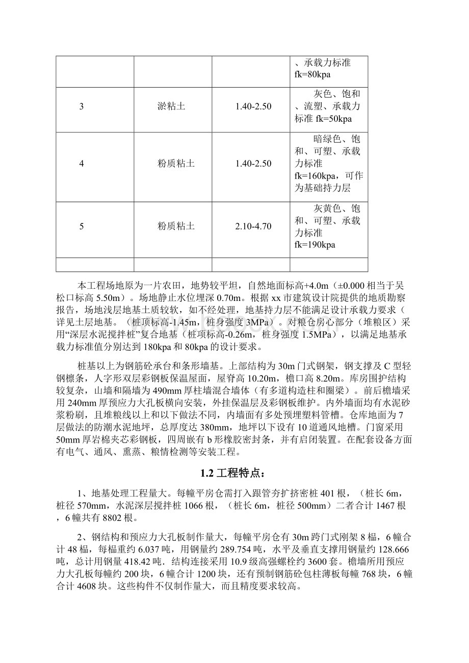 某国家粮库施工组织设计.docx_第2页