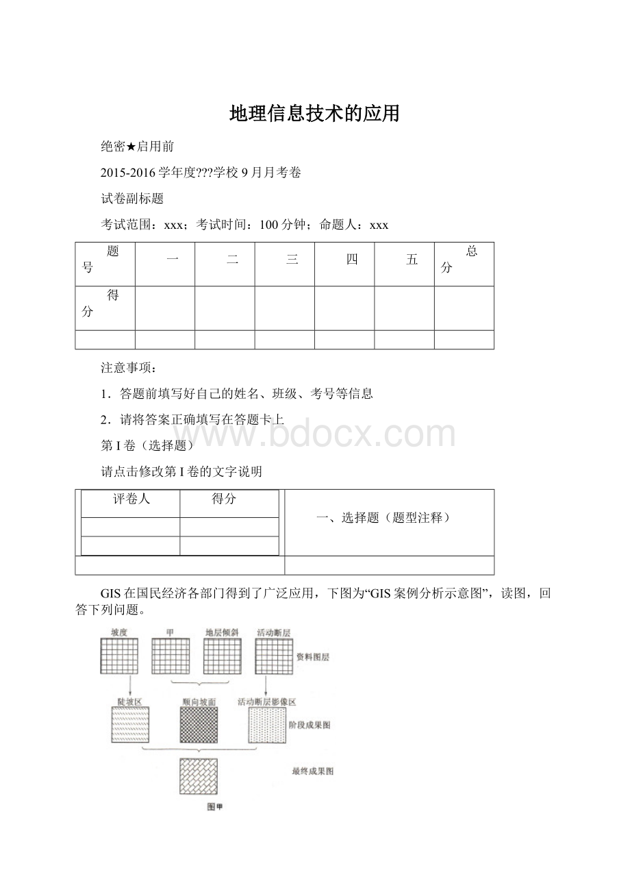 地理信息技术的应用.docx