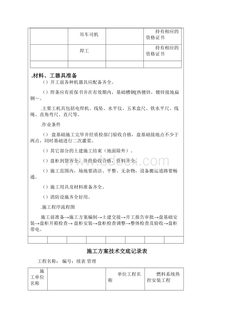 热控施工方案技术交底记录表Word格式文档下载.docx_第2页