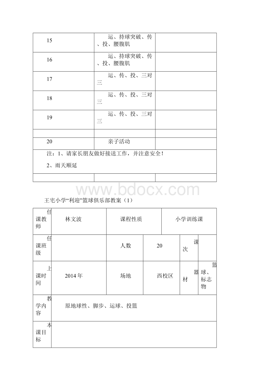 篮球俱乐部训练计划教案1.docx_第2页