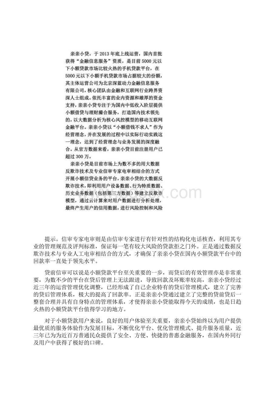 浅析网络信贷平台的成功之道Word格式.docx_第2页