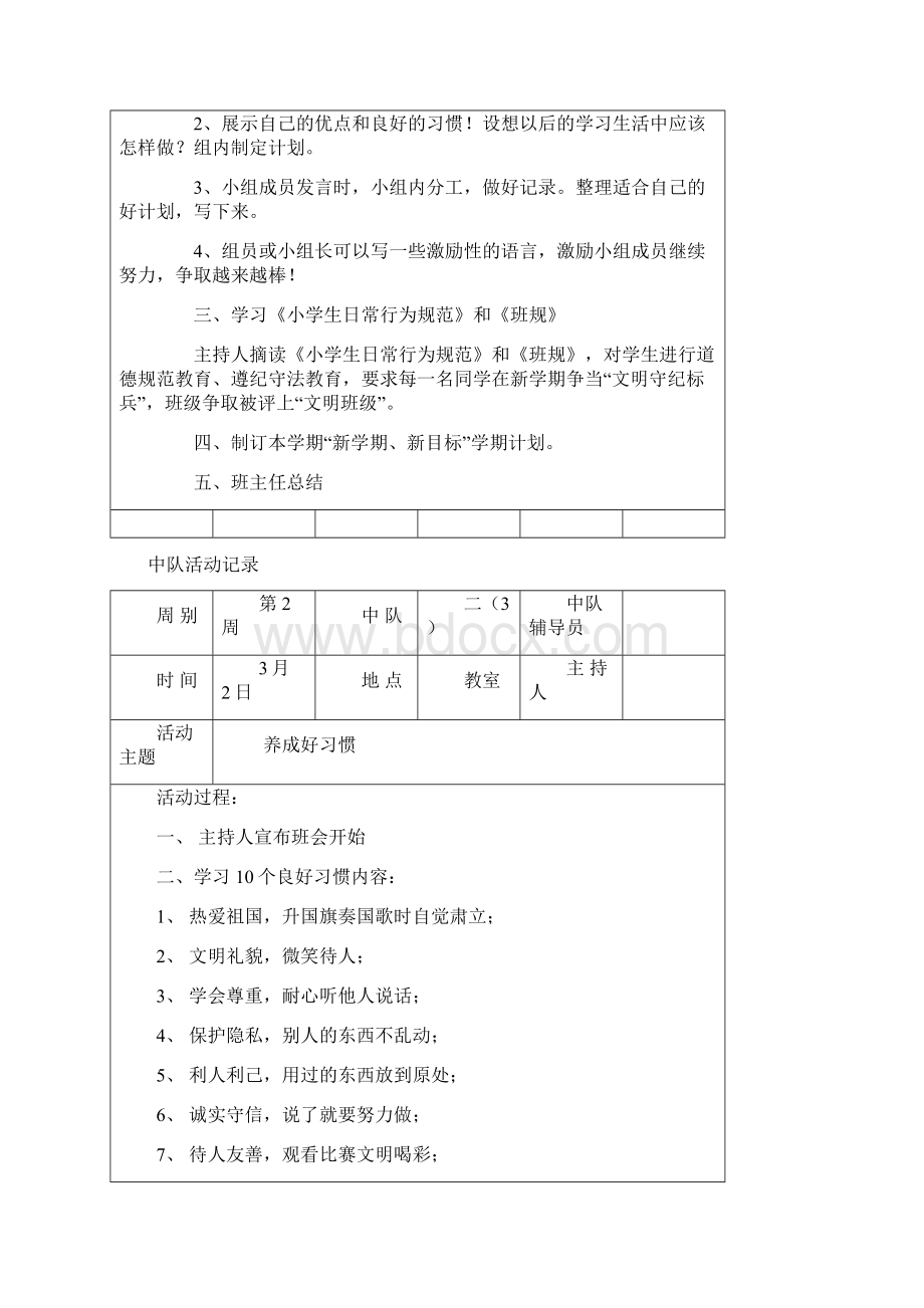 小学中队活动记录表讲课教案.docx_第2页