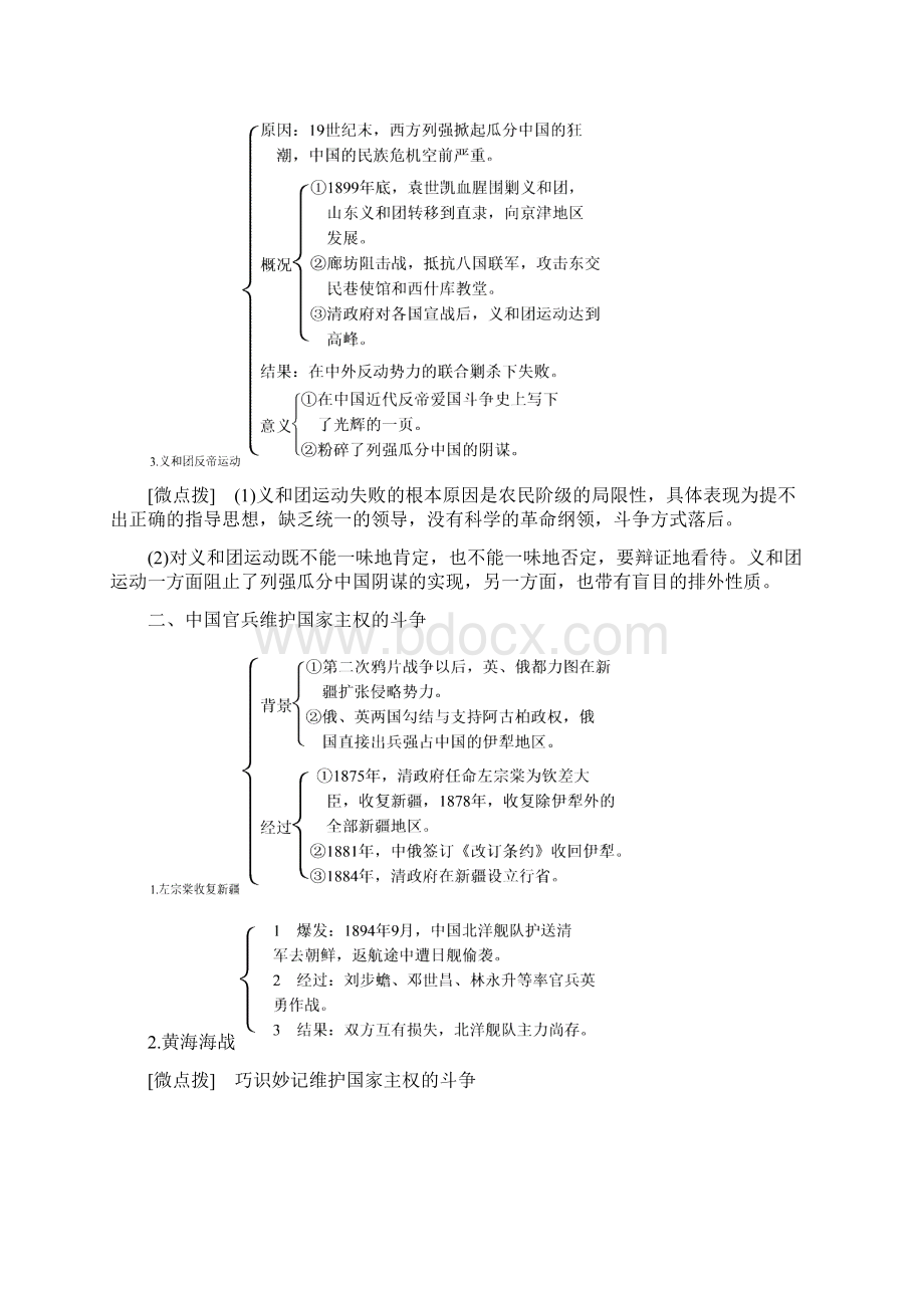 高考历史一轮复习 专题二 考点6中国军民维护国家主权的斗争 docx.docx_第2页