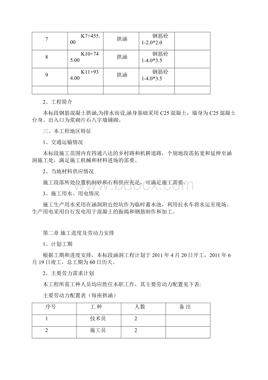 拱涵工程施工方案DOC.docx_第2页