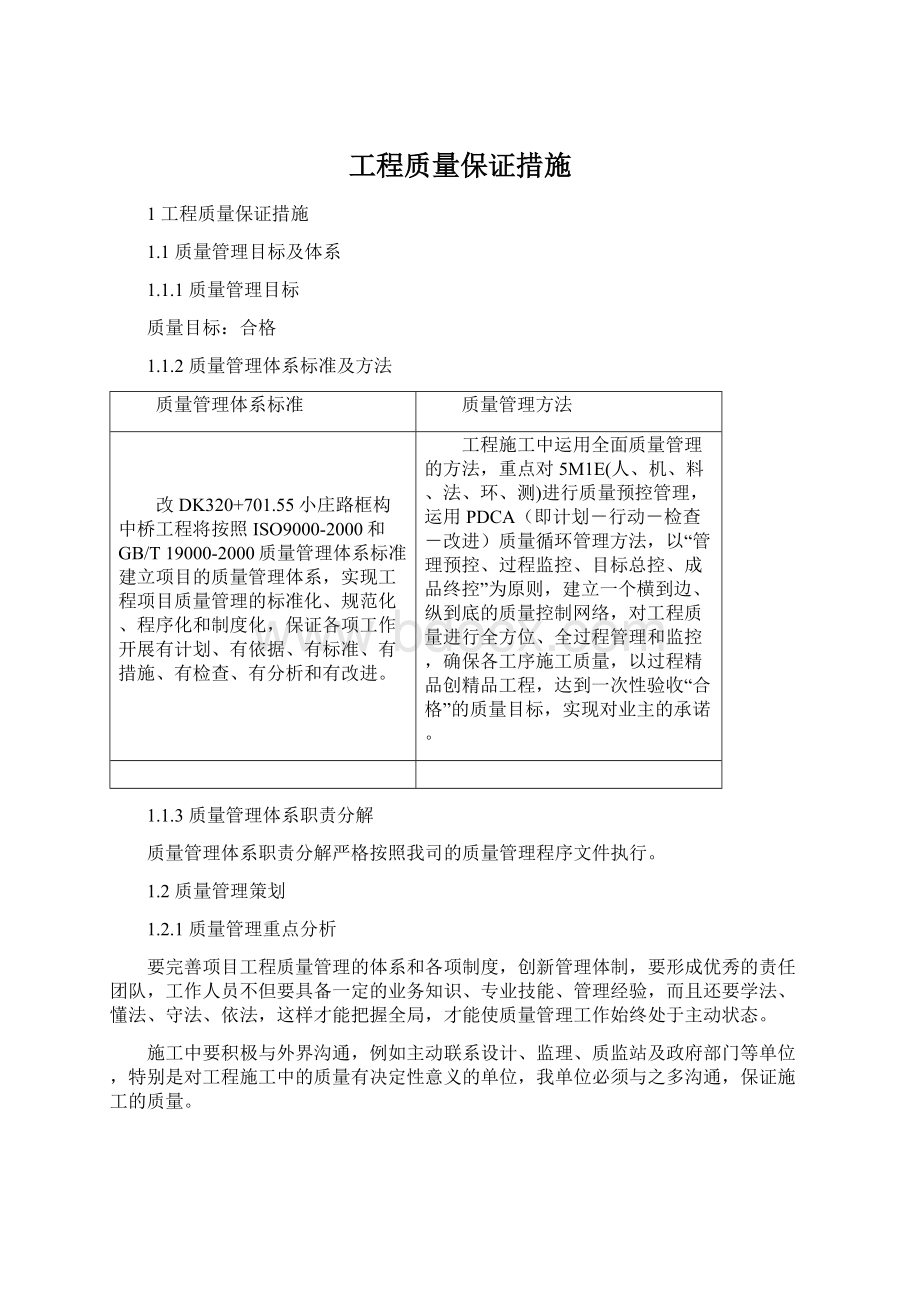 工程质量保证措施.docx_第1页