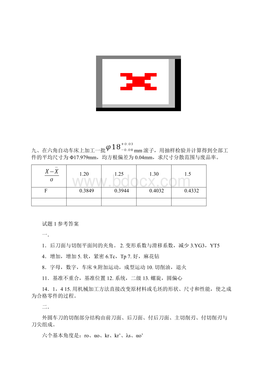 机械制造技术基础试题及答案.docx_第3页