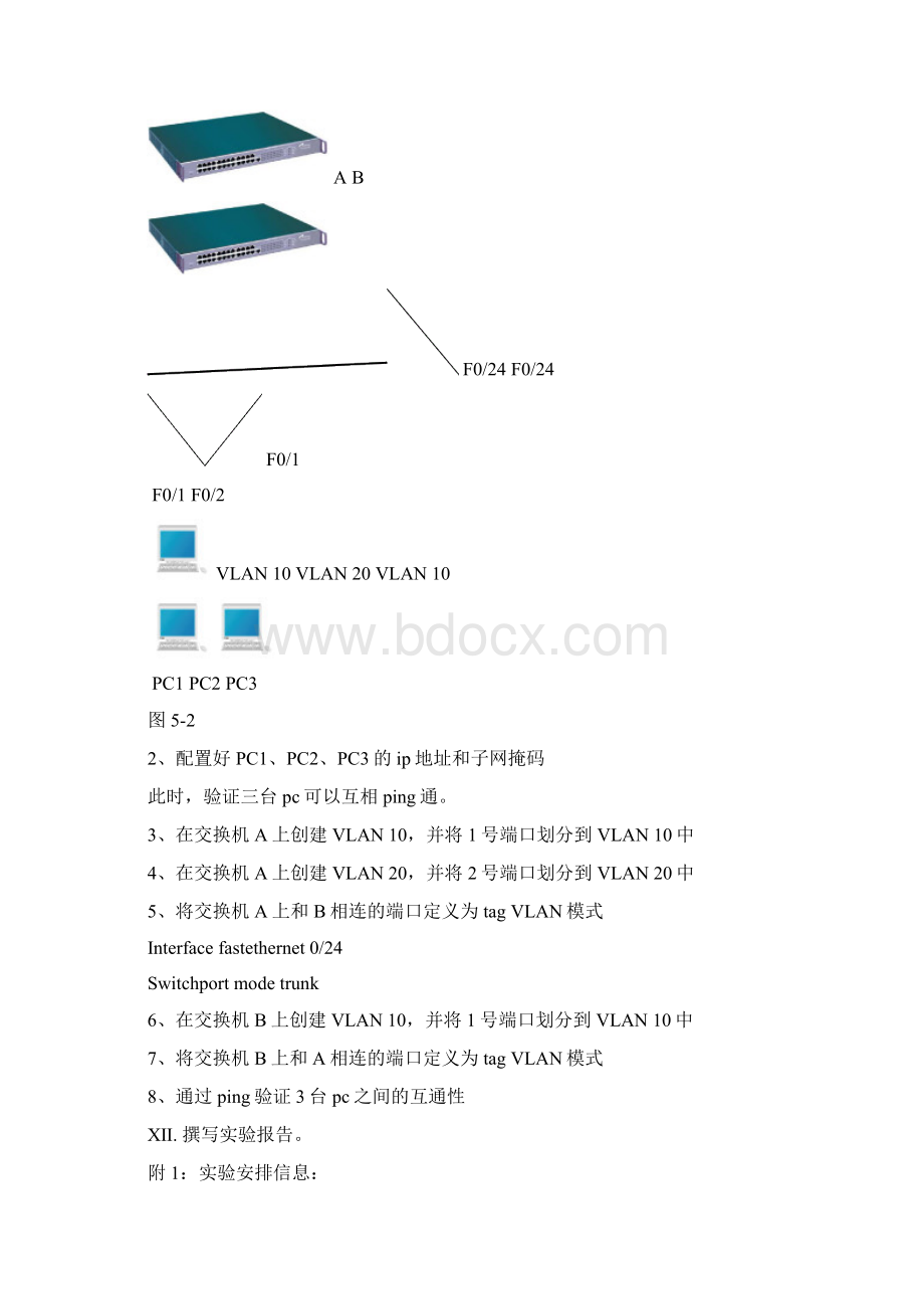 实验五VLAN的基本配置实验.docx_第3页