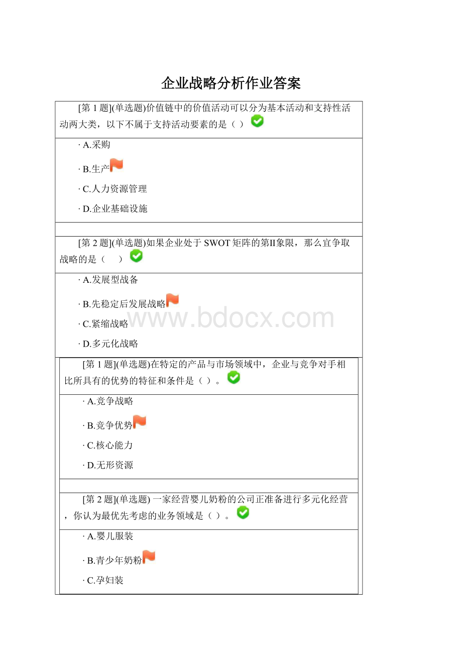 企业战略分析作业答案.docx_第1页