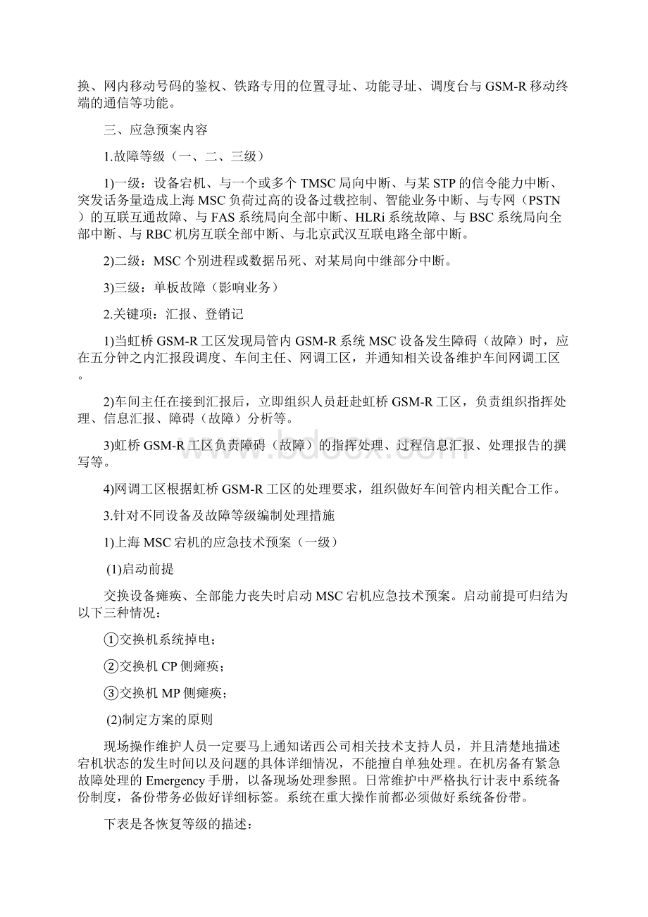 上海通信段MSC设备应急预案.docx_第2页