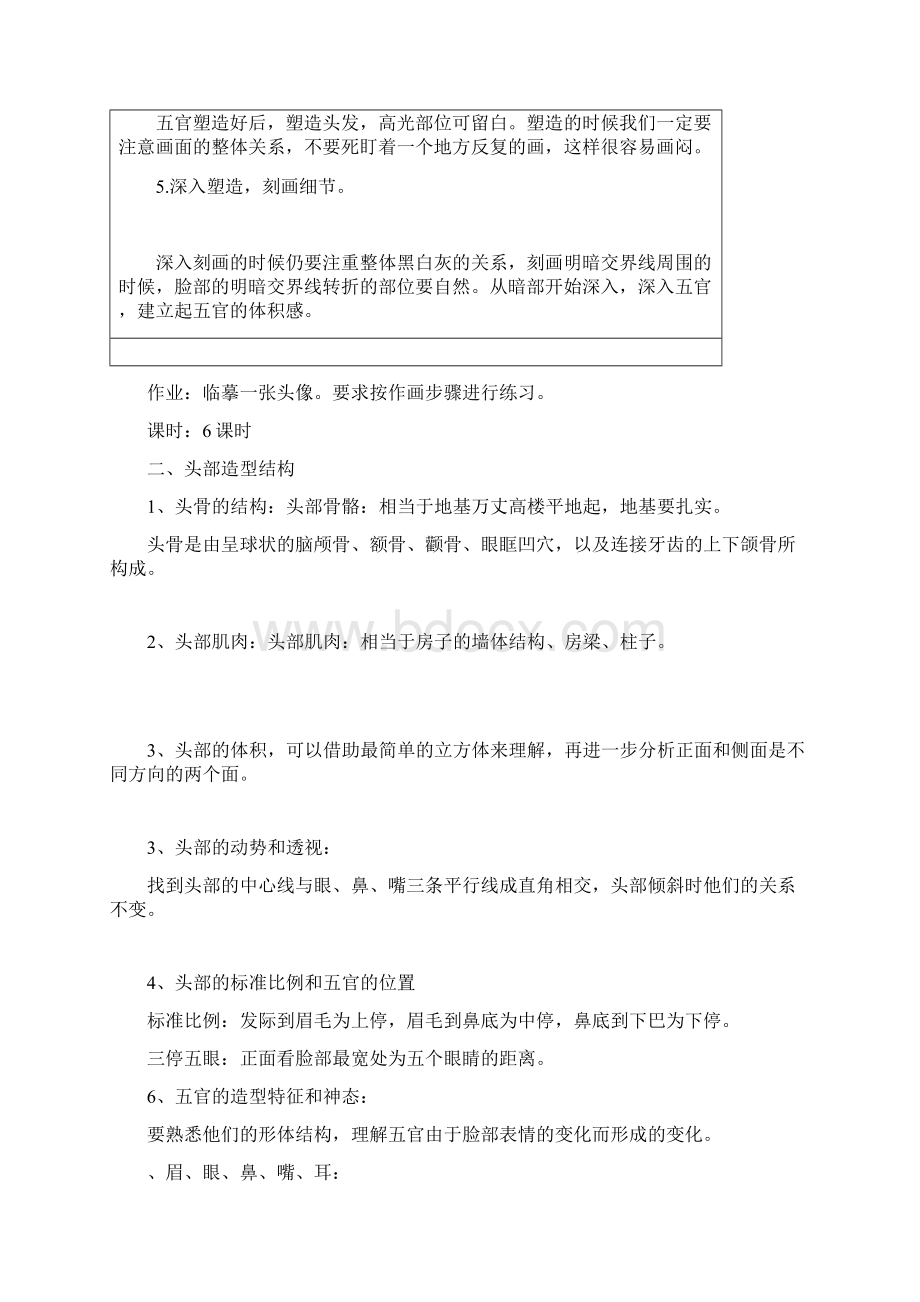 素描头像教案Word格式文档下载.docx_第3页