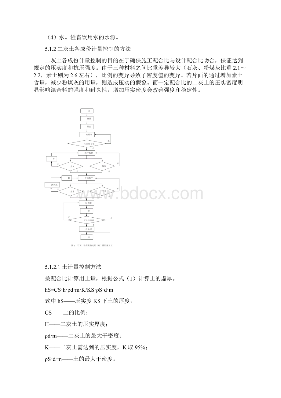 石灰粉煤灰稳定土底基层施工工艺Word文档下载推荐.docx_第3页