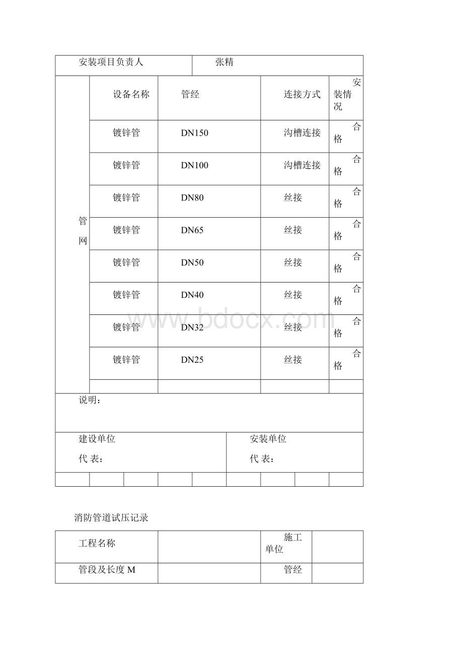 竣工资料表格固定灭火自动报警.docx_第2页