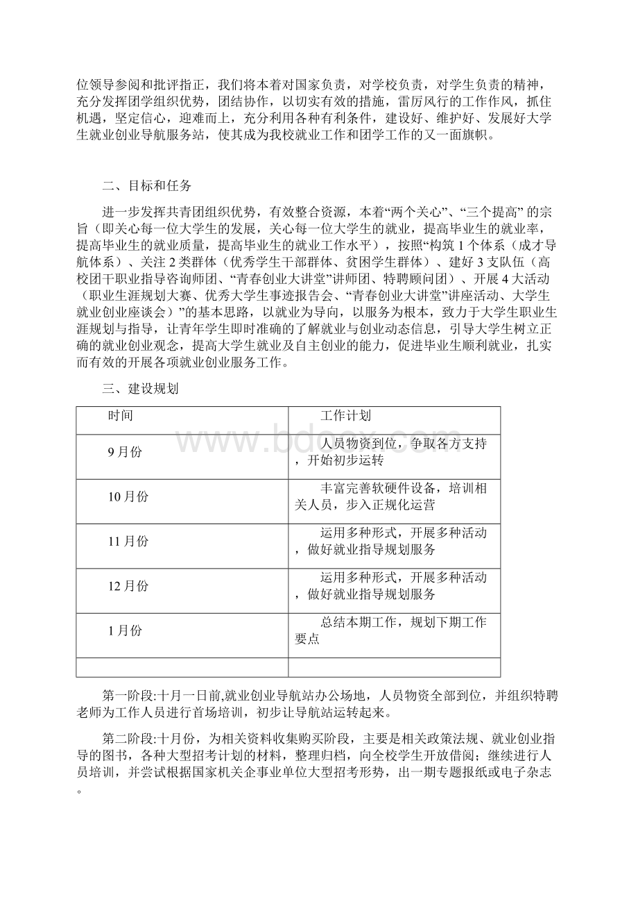 西华师范大学就业创业导航站建设方案Word格式文档下载.docx_第2页