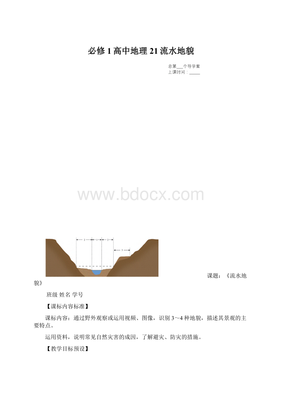 必修1高中地理21流水地貌.docx_第1页