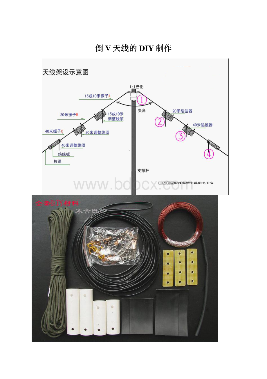 倒V天线的DIY制作Word格式文档下载.docx