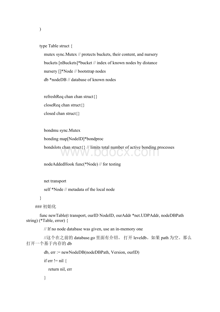 兄弟连Go语言+区块链技术培训以太坊源码分析49p2ptablego源码分析.docx_第2页