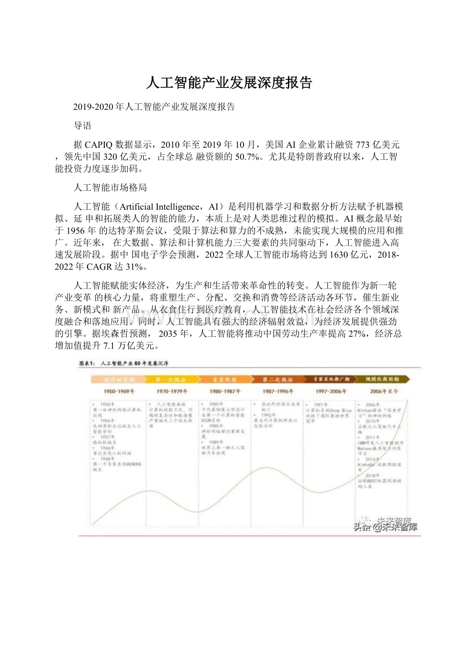 人工智能产业发展深度报告.docx