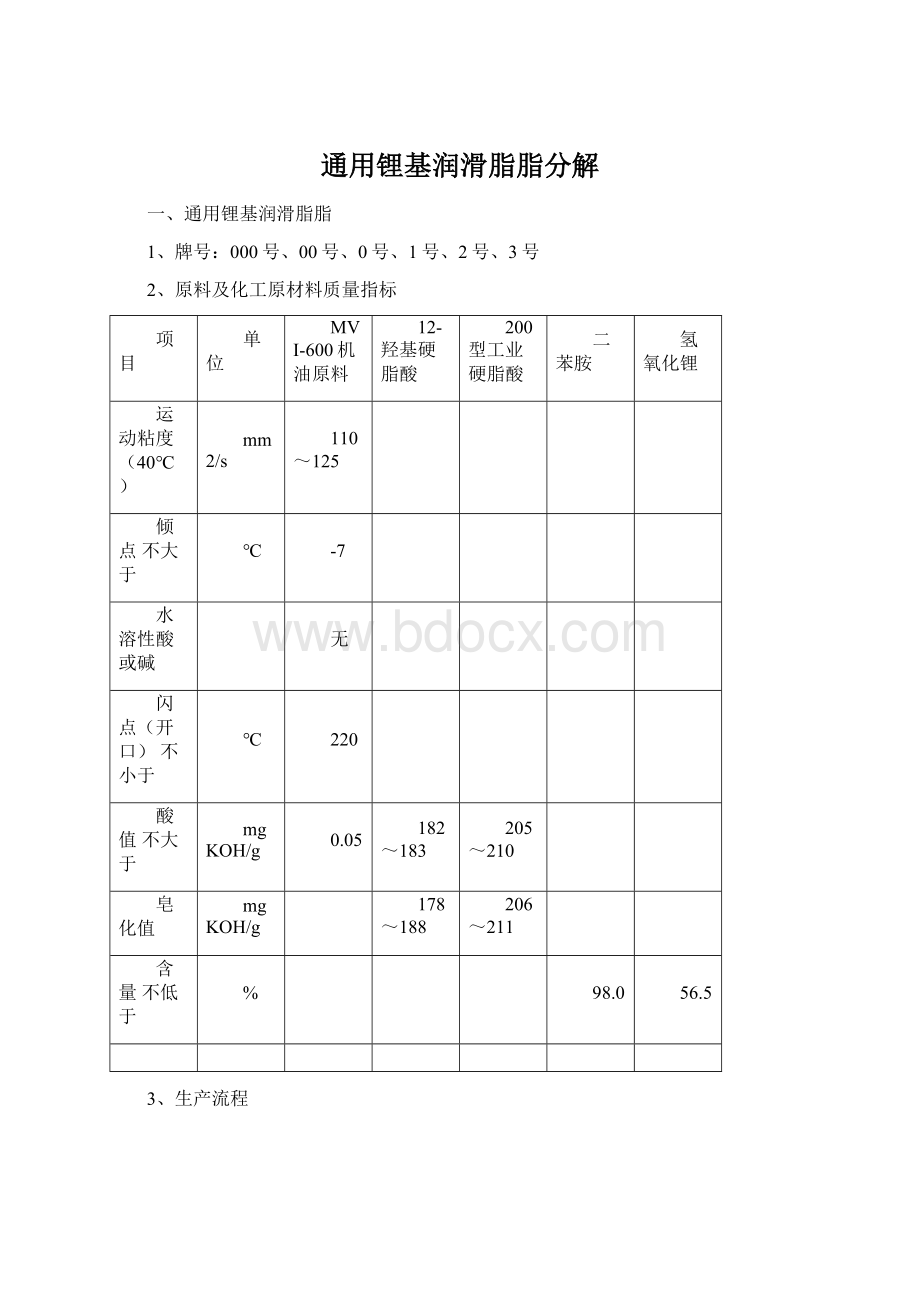 通用锂基润滑脂脂分解.docx_第1页