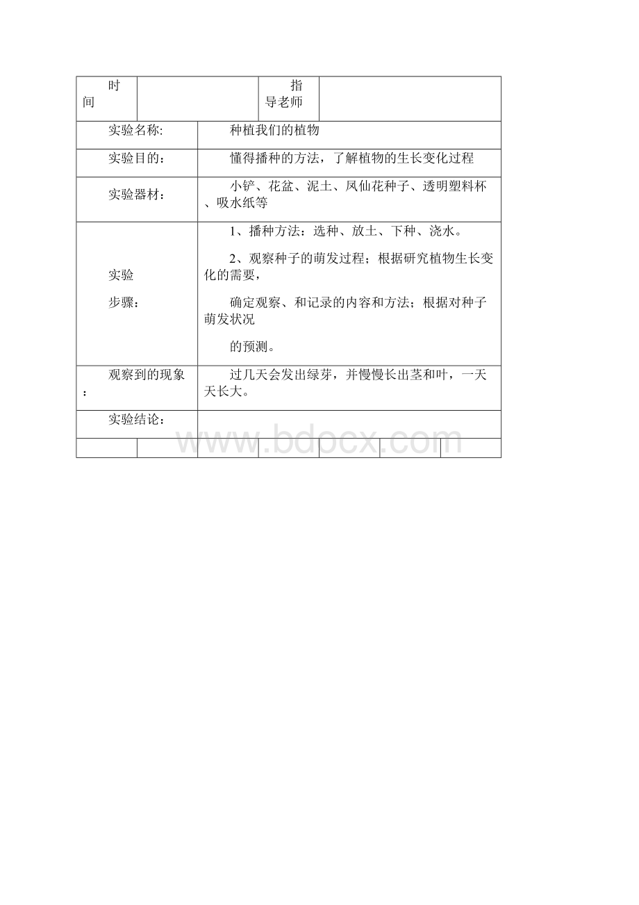 三年级下册科学实验报告单Word格式文档下载.docx_第2页