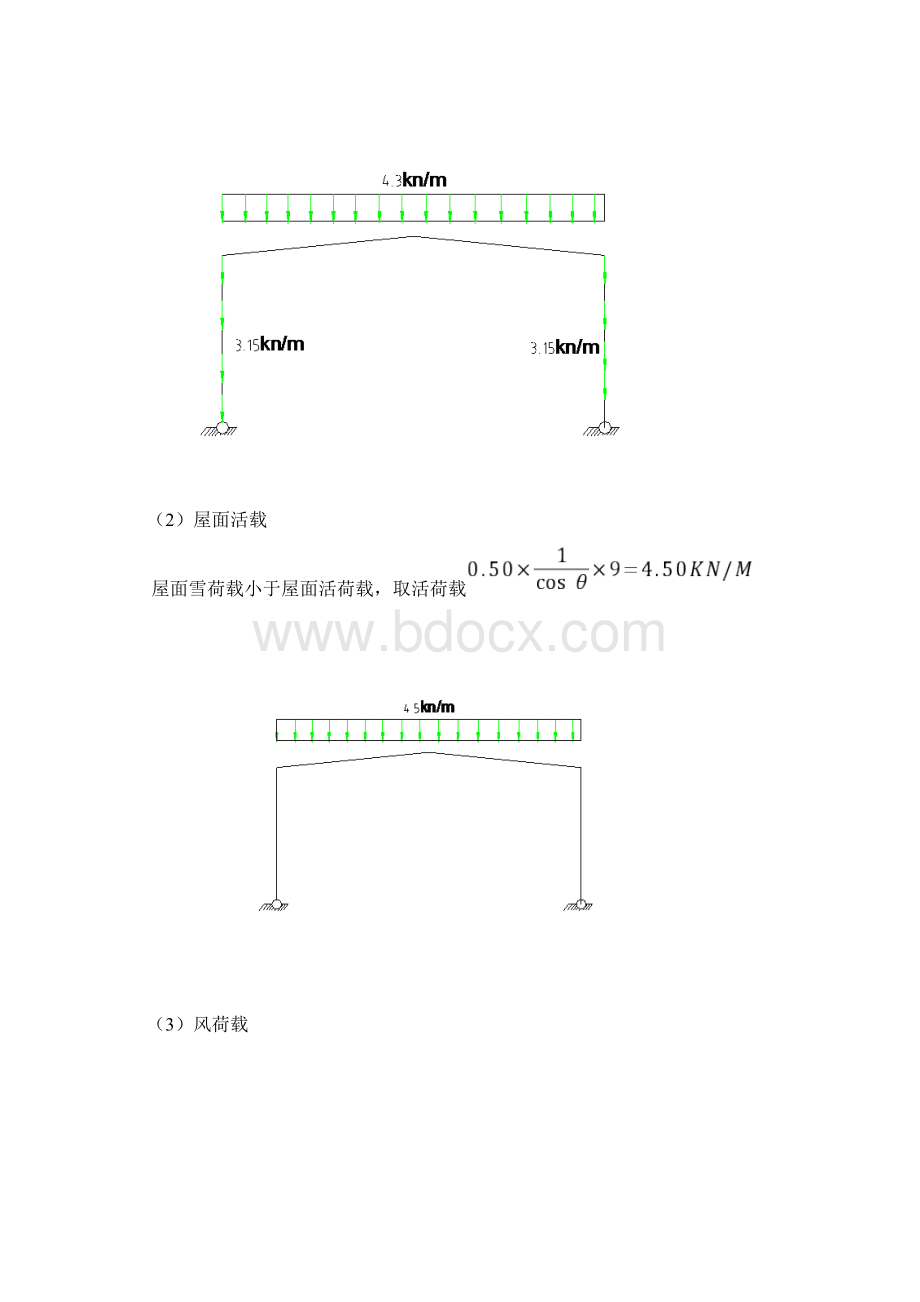 门式钢架的简单课程设计.docx_第3页