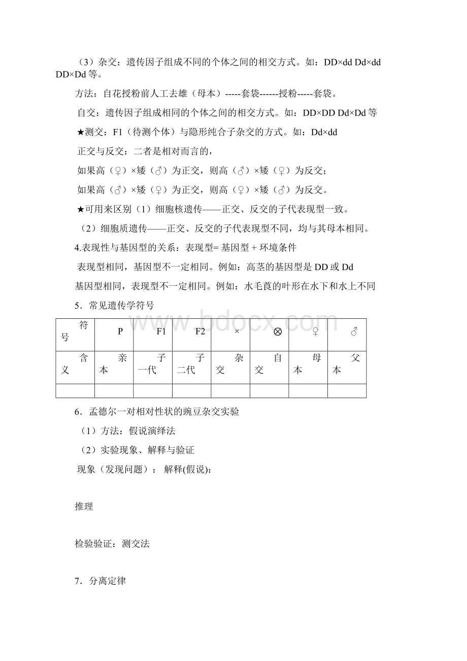 高中生物遗传复习题归纳总结Word格式文档下载.docx_第2页