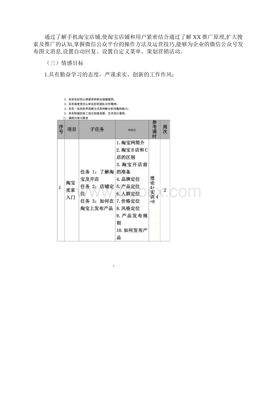 《电商营销》课程标准Word文档下载推荐.docx_第2页