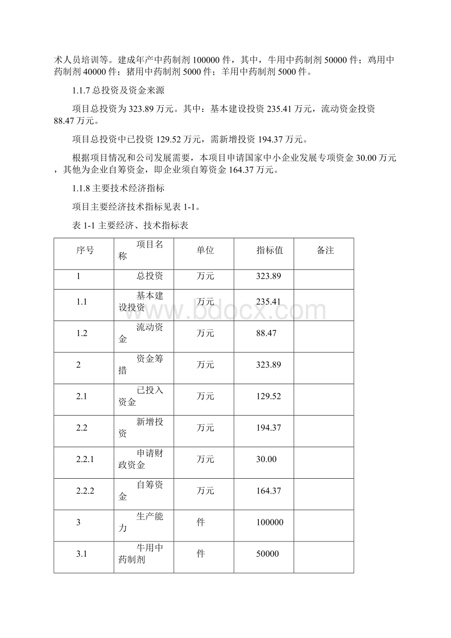 中药材兽药制剂生产线技术改造项目可行性研究报告.docx_第2页