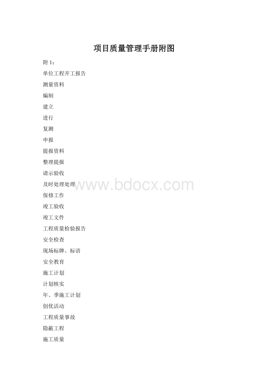 项目质量管理手册附图.docx_第1页