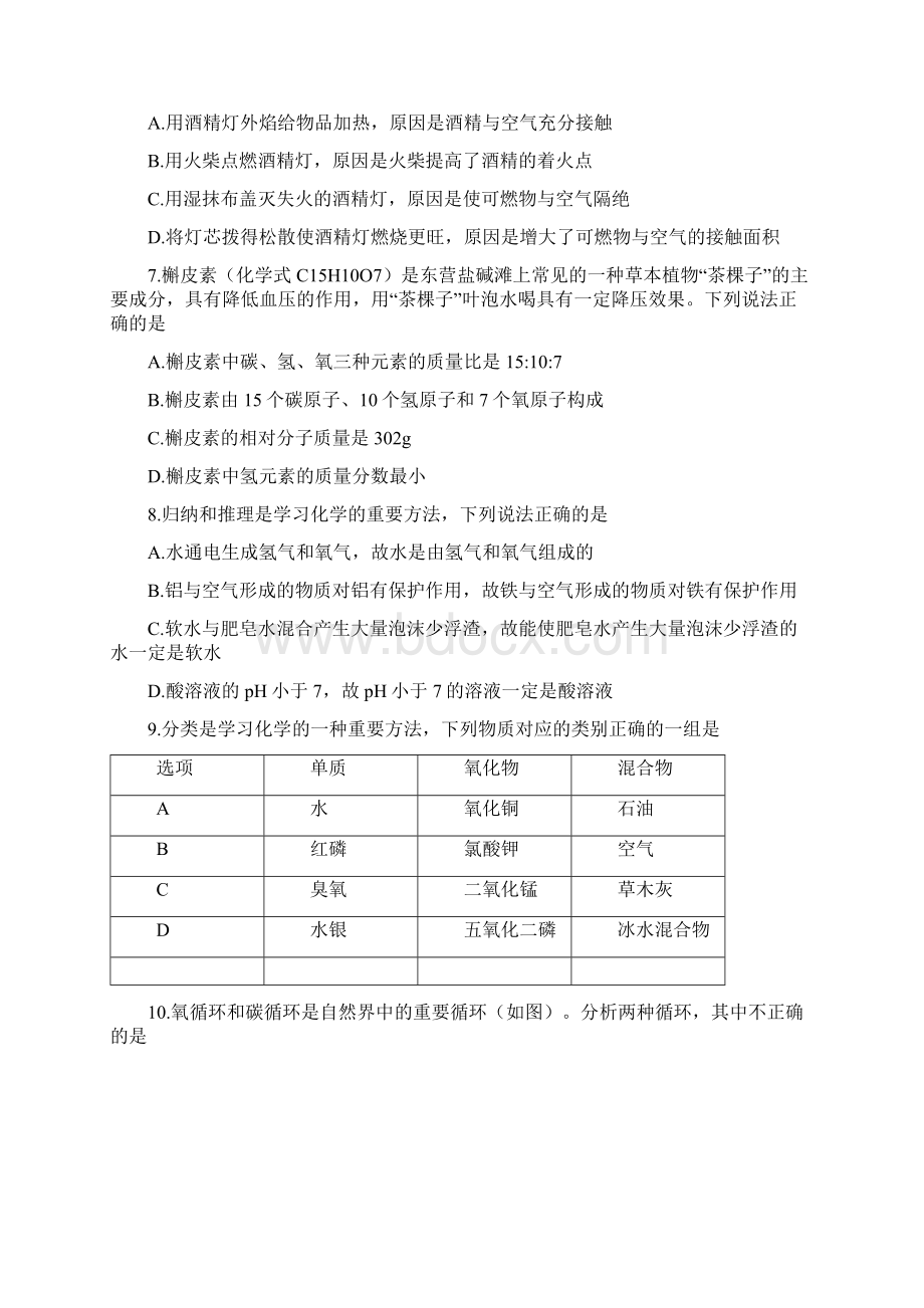 山东省东营市中考化学试题.docx_第3页