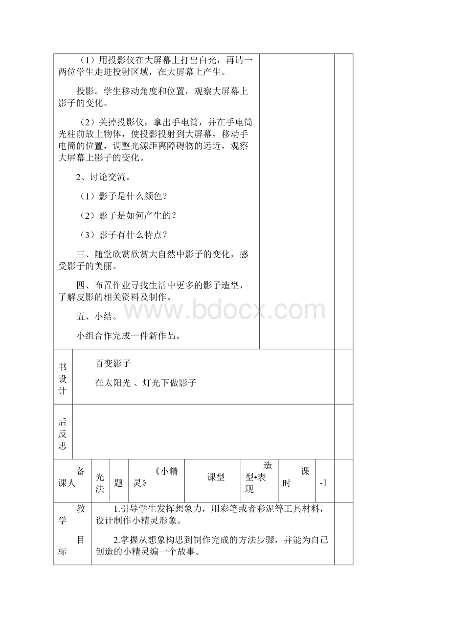 山东教育出版社一年级下册美术教案全册课件.docx_第2页