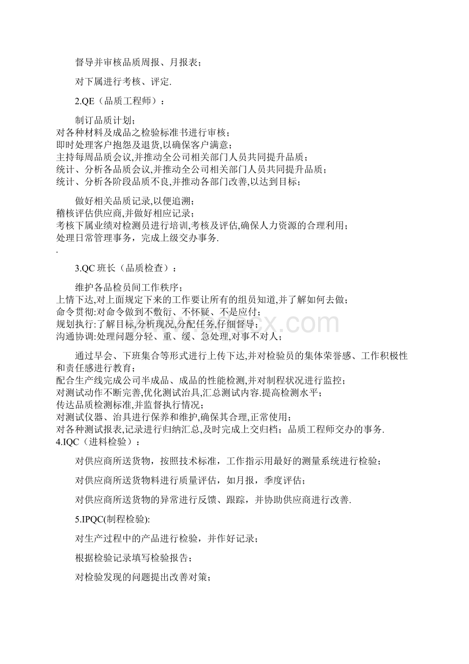 品管部流程及表单塑胶文档格式.docx_第2页