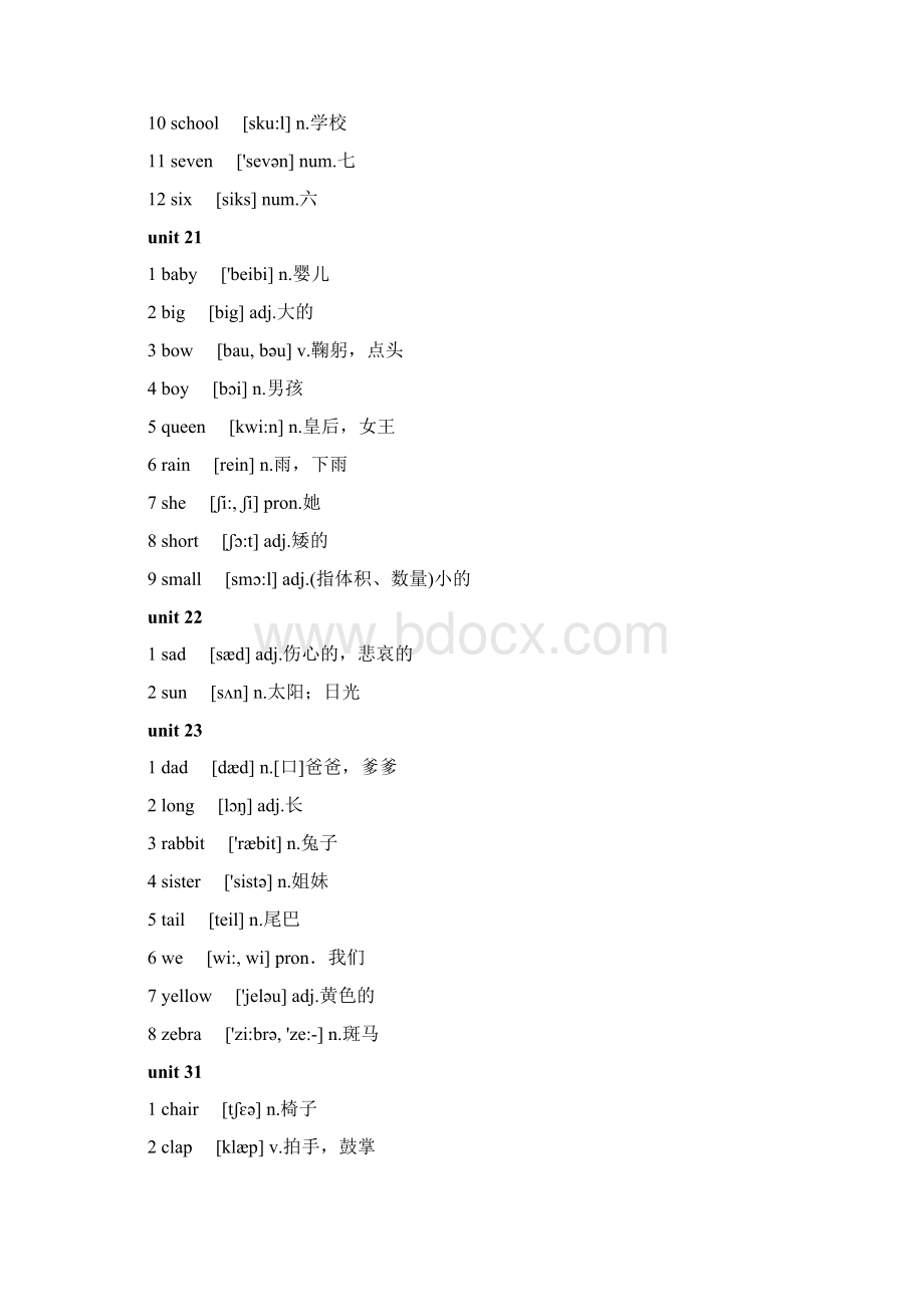 牛津英语36年级单词.docx_第2页