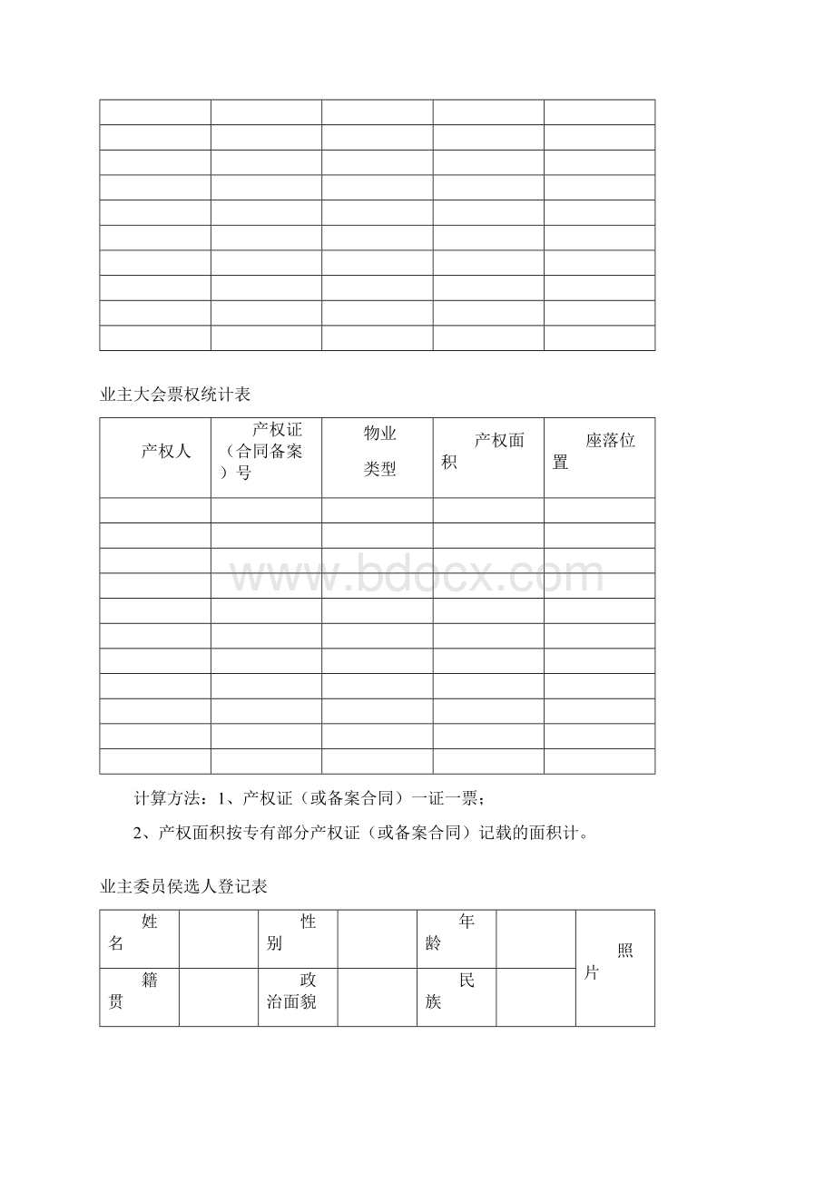 首次业主大会筹备申请书Word文档下载推荐.docx_第2页