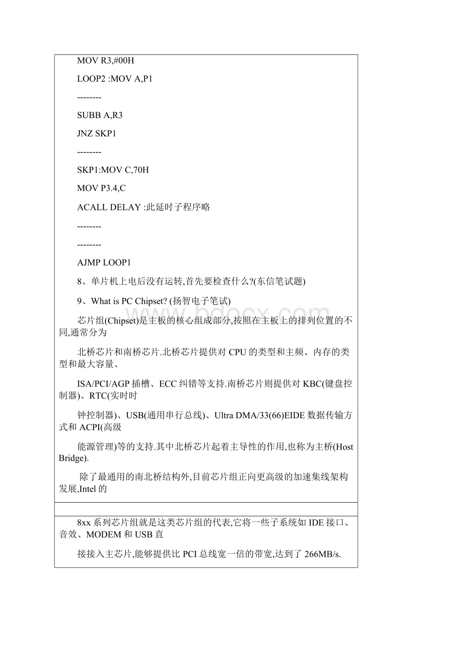 MCU硬件工程师笔试面试题.docx_第2页