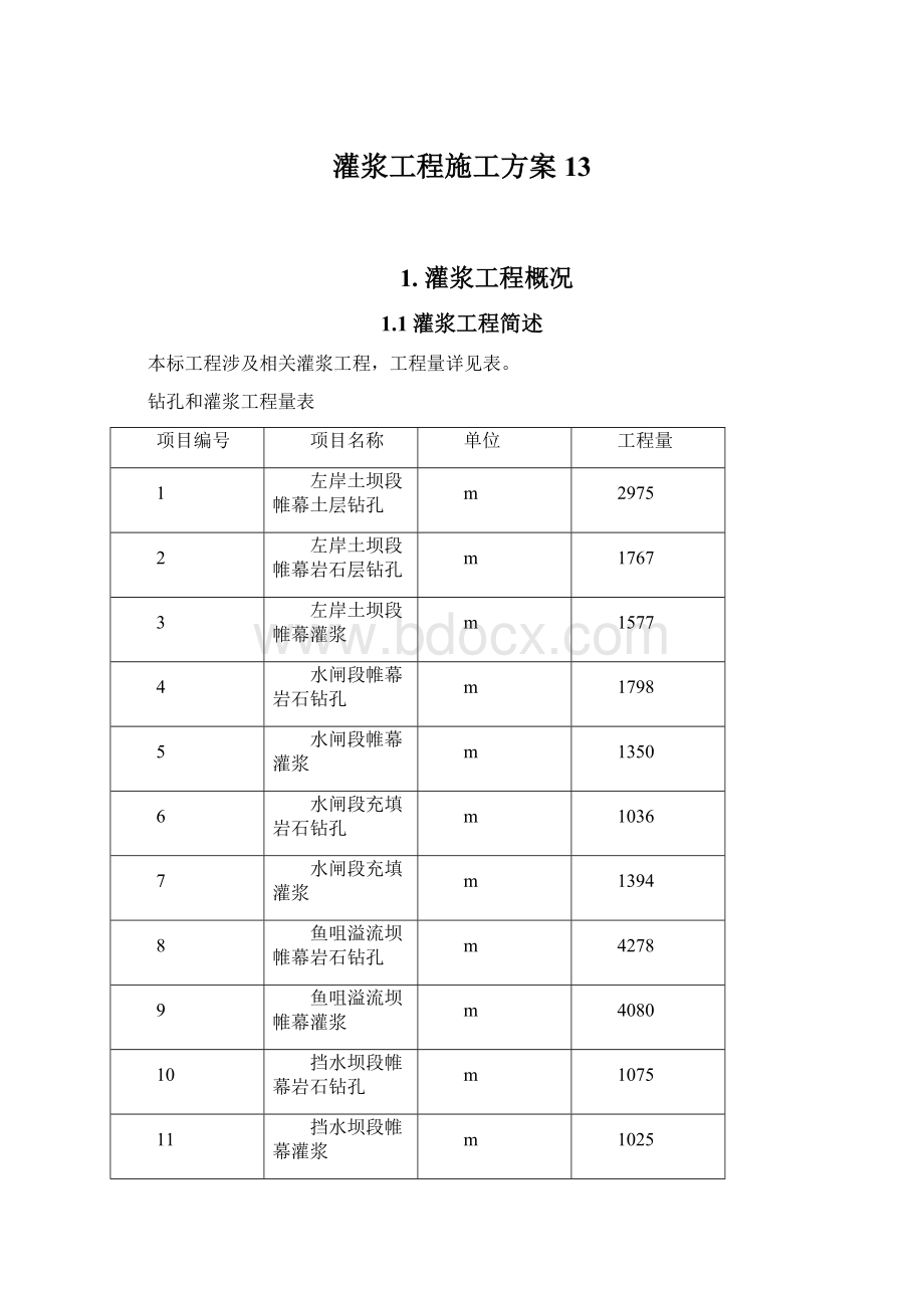 灌浆工程施工方案13.docx_第1页