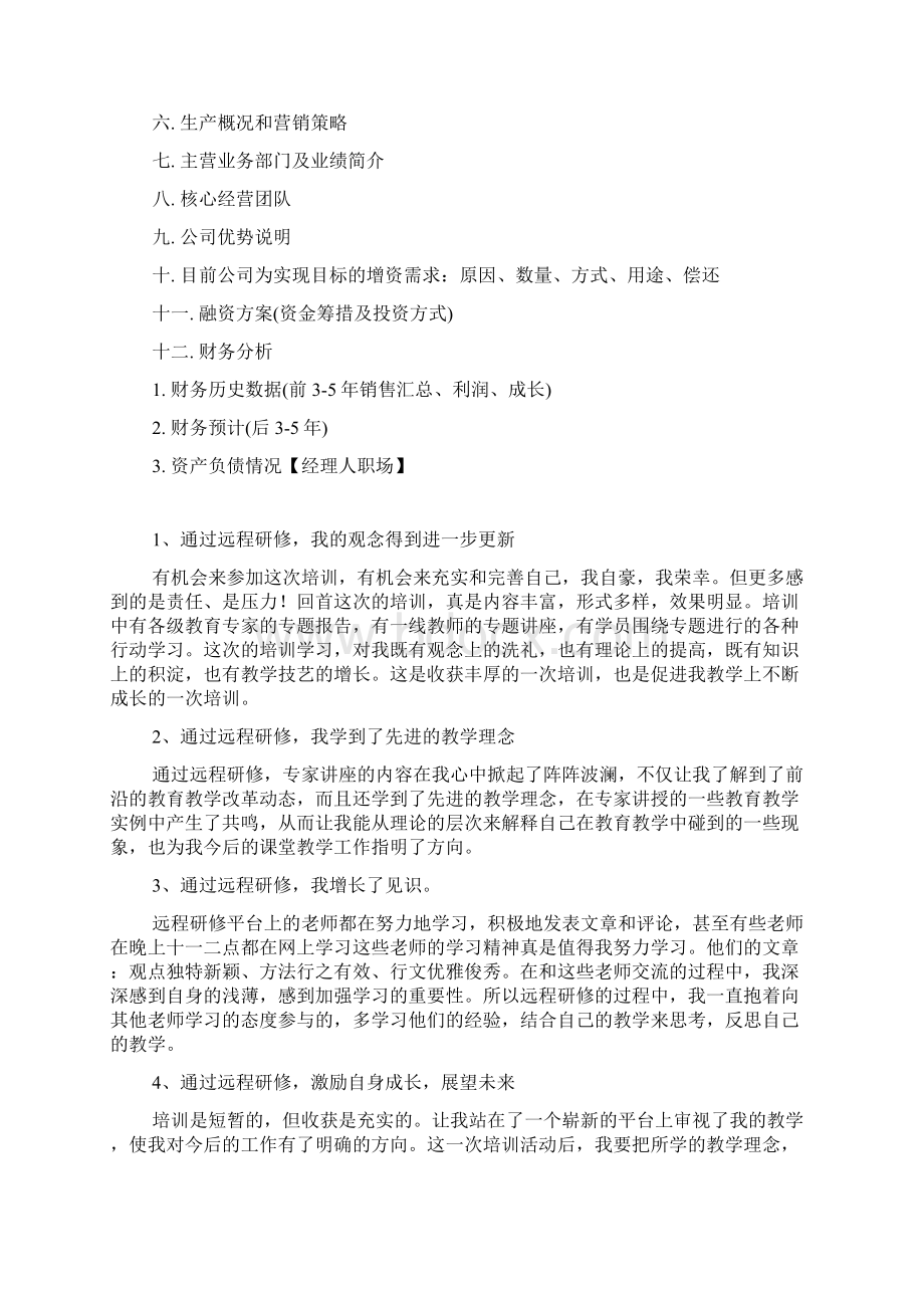 商业计划书的定义及写作格式要求Word文档格式.docx_第2页