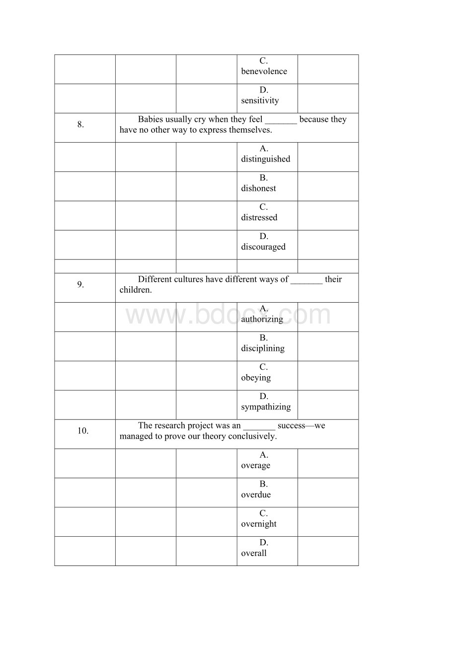 新标准大学英语综合教程2第二单元unittest.docx_第3页