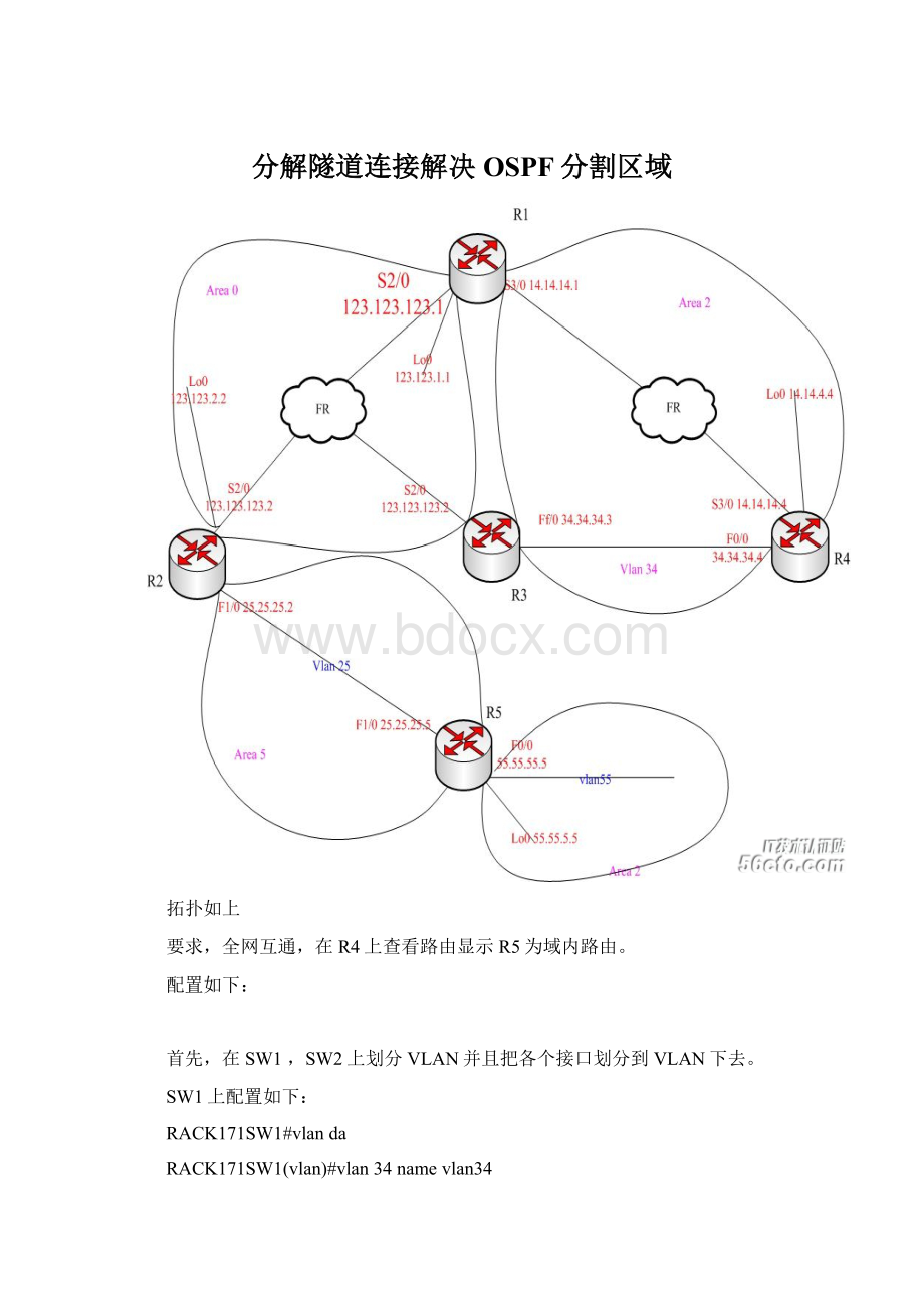 分解隧道连接解决OSPF分割区域.docx_第1页