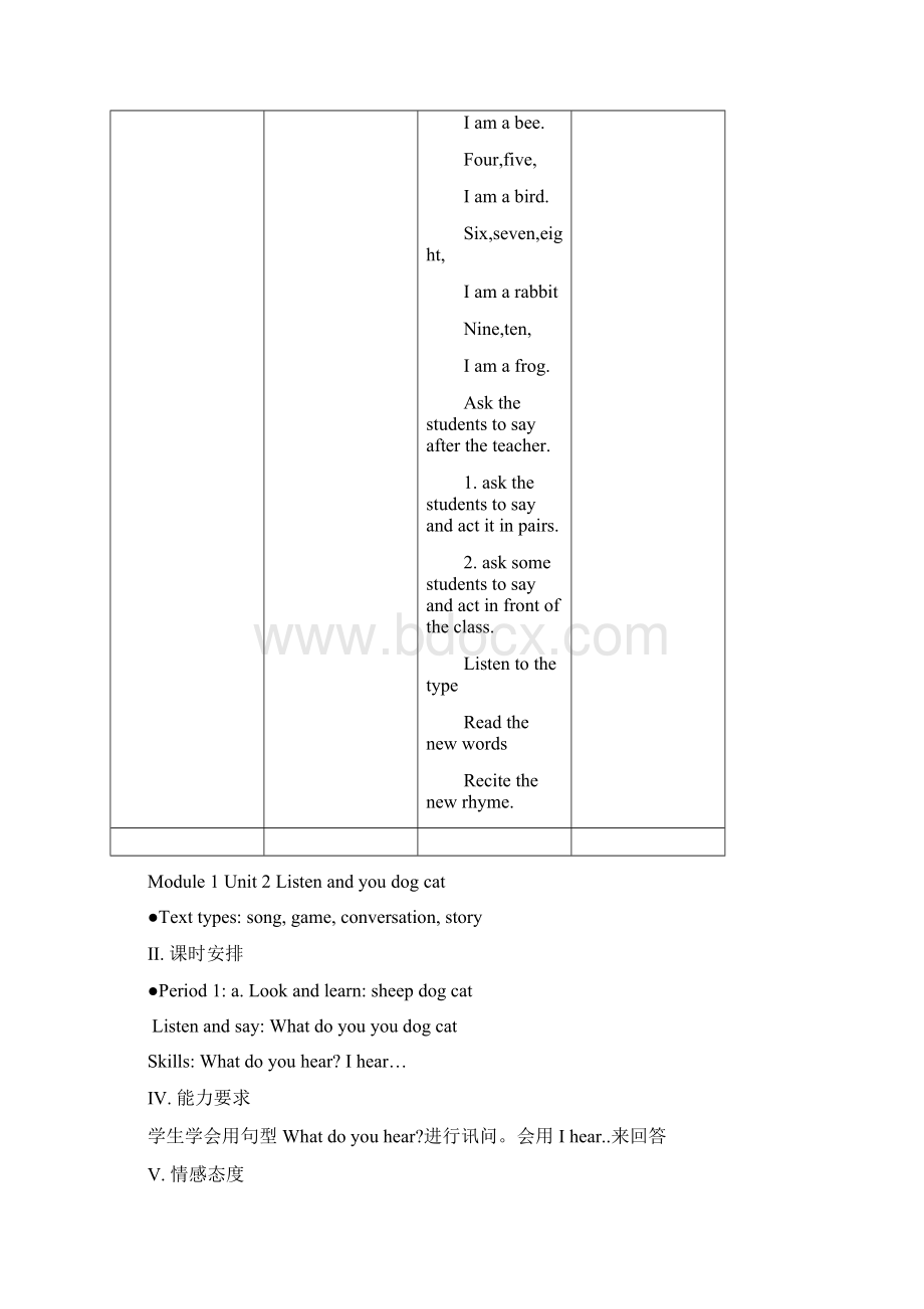 上海牛津版小学英语一年级下B教案.docx_第3页