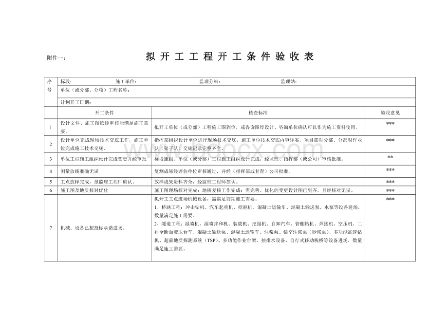 开工验收18条.doc