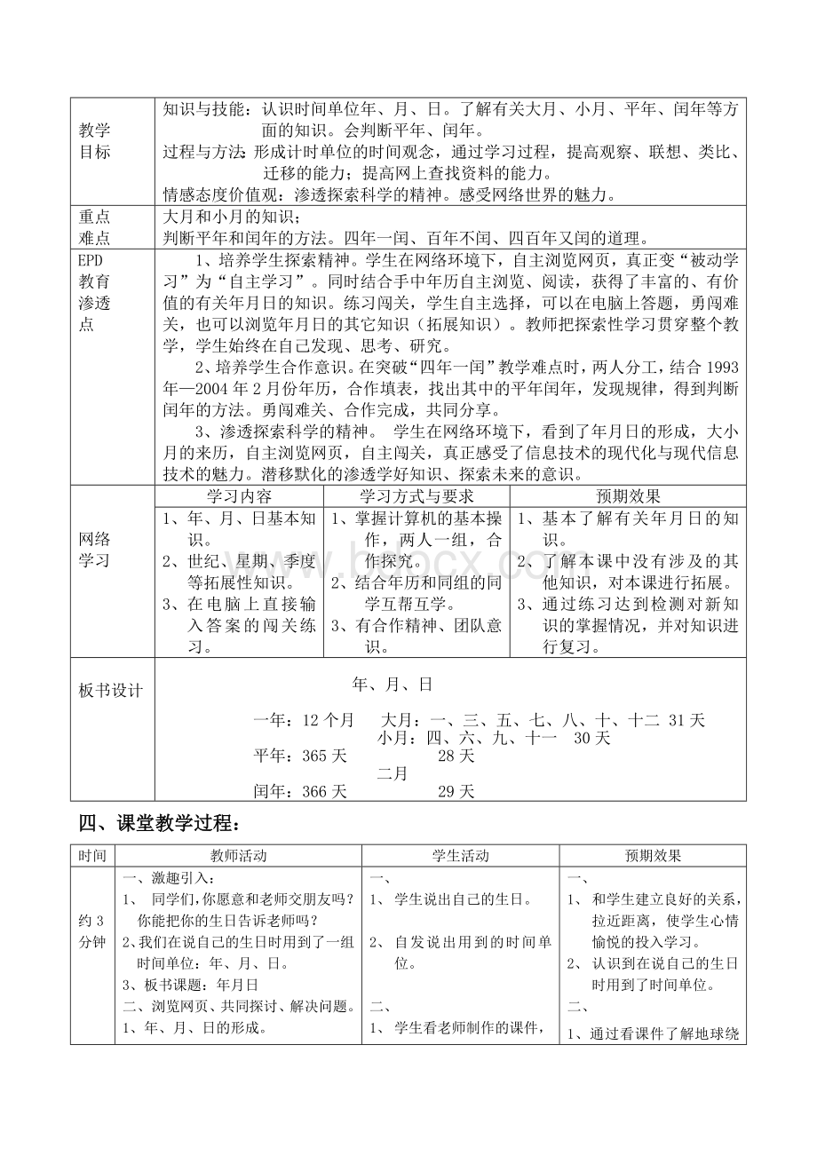 信息技术与小学数学教学融合的教学设计Word文件下载.doc_第3页