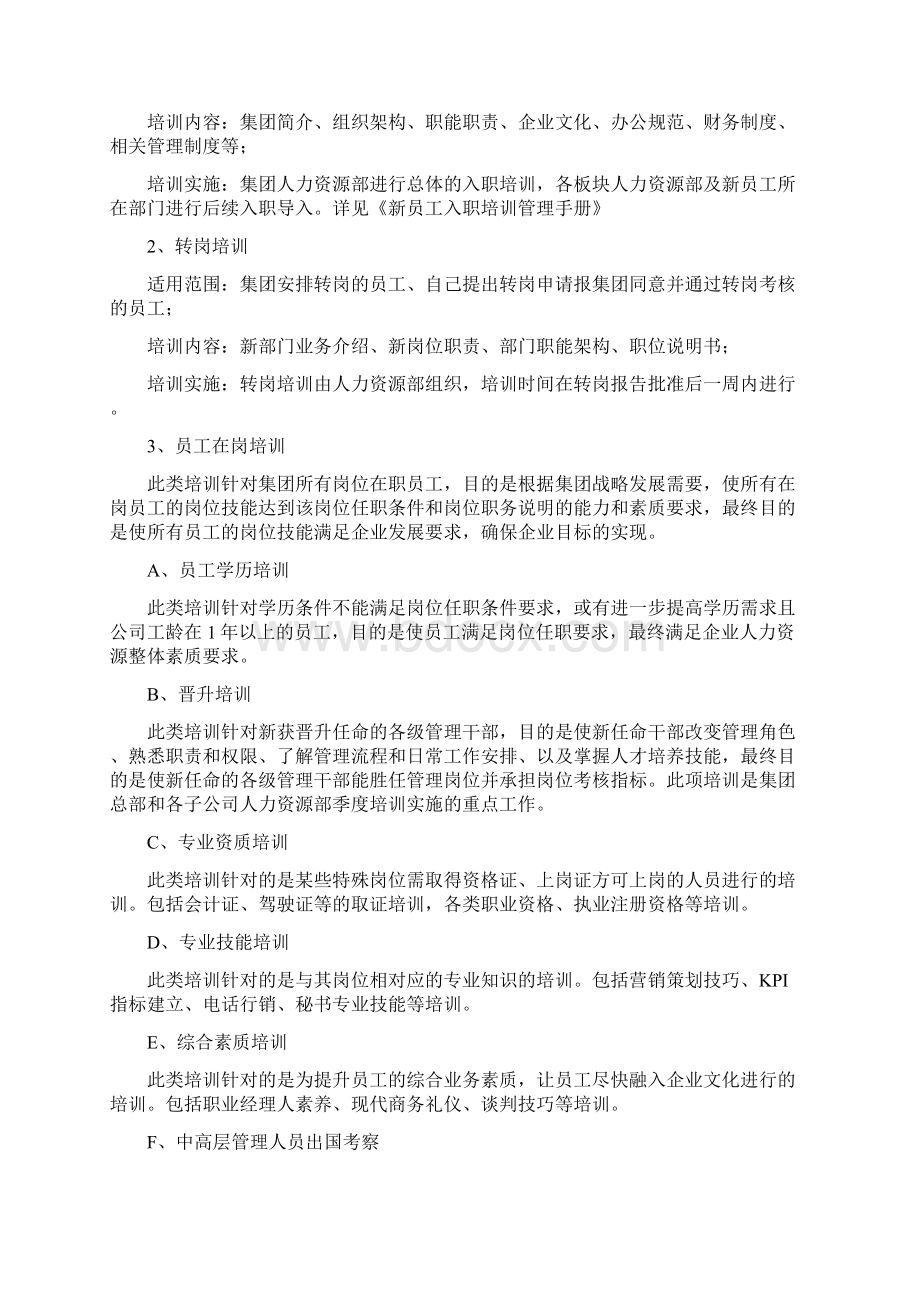 蓝光集团培训管理规定精编.docx_第2页