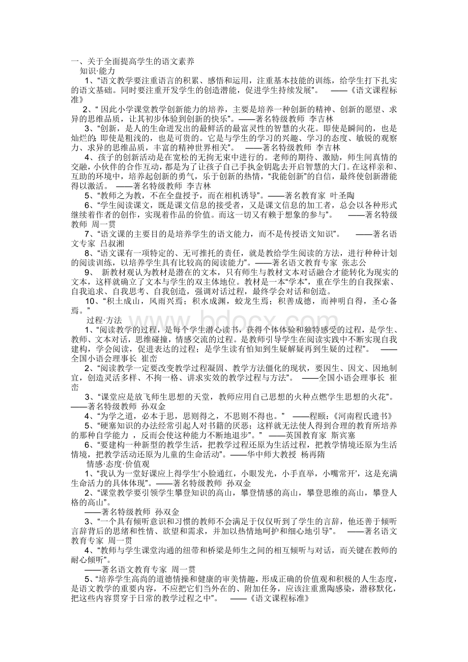 语文说课可以用的名言警句Word文档格式.doc