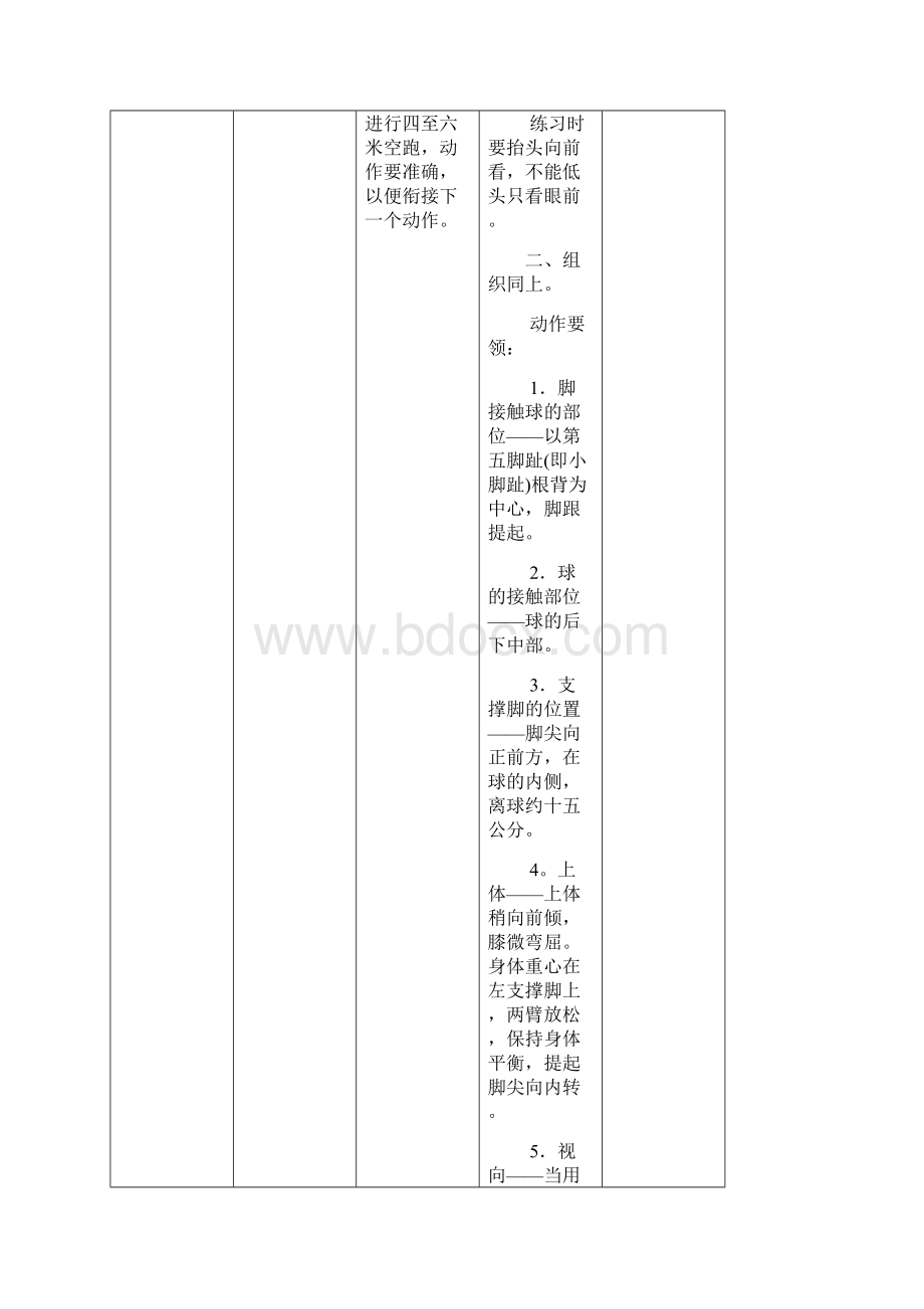 小学足球专项课 运球 教案.docx_第3页